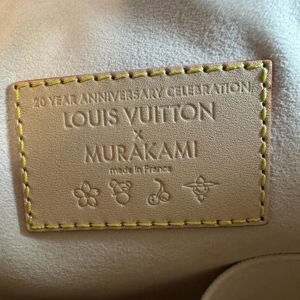 Louis Vuitton Murakami Speedy 25 bag Multicolor LV X TM monogram White Blanc